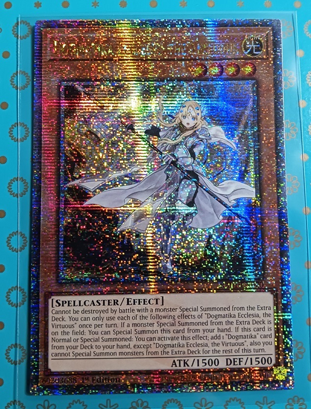 遊戯王 白の聖女エクレシア 25thシークレット クオシク PSA10 ①