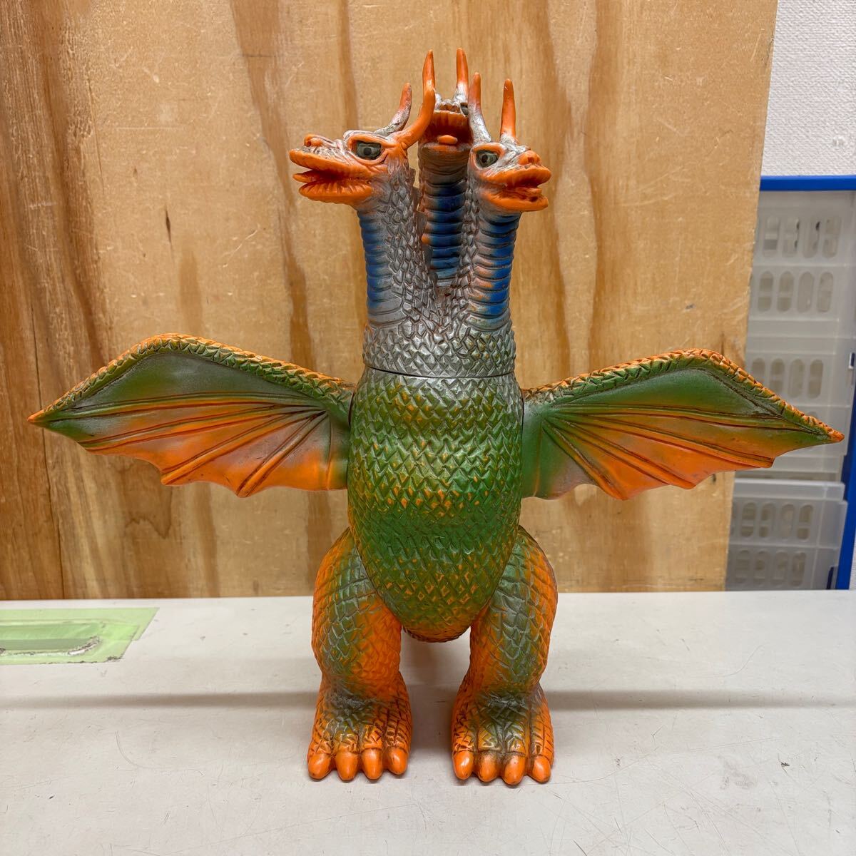 ブルマァク キングギドラ 当時物 ソフビ スタンダードサイズ ゴジラ