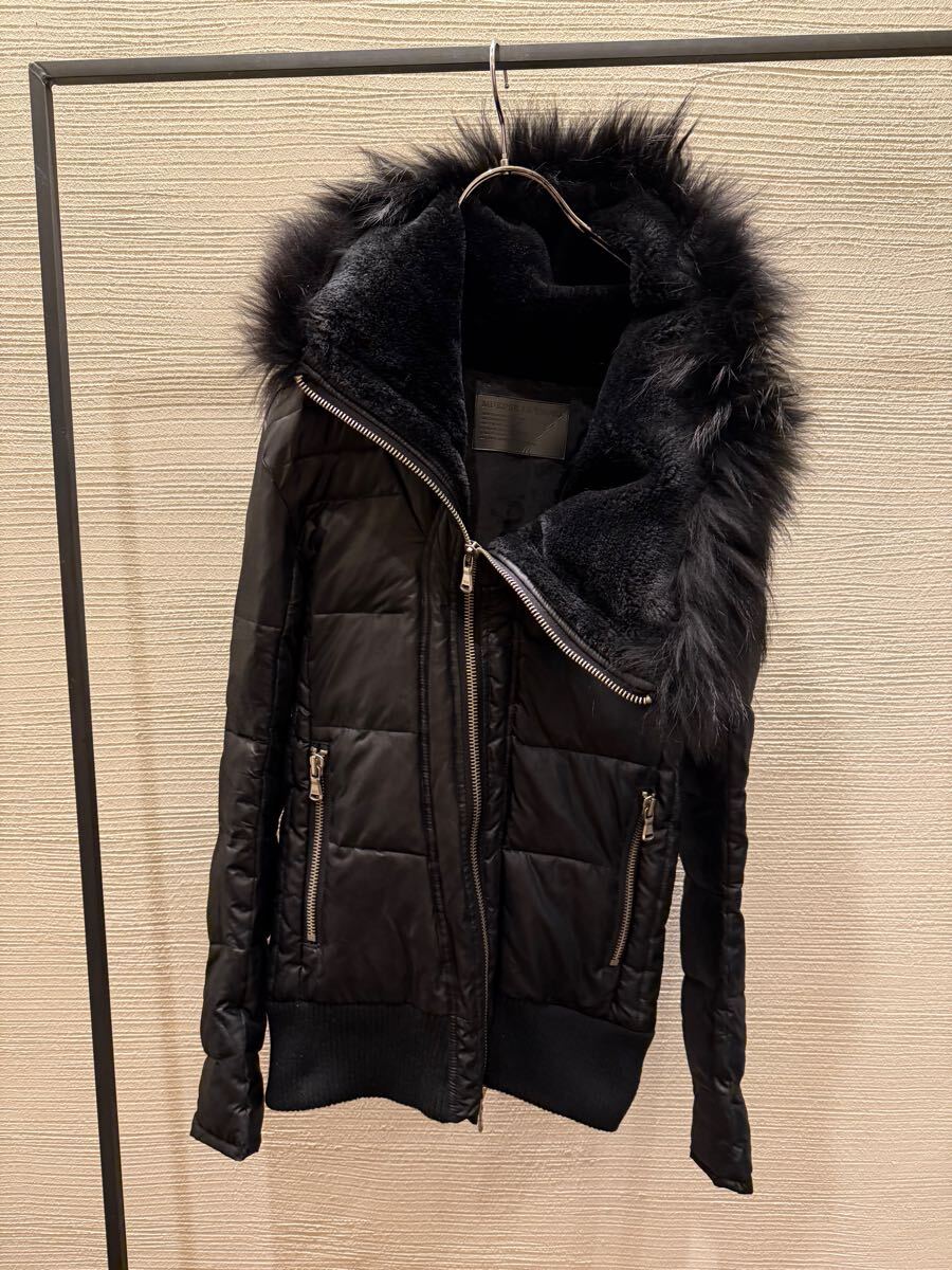 00s civarize leather puffer jacket y2k