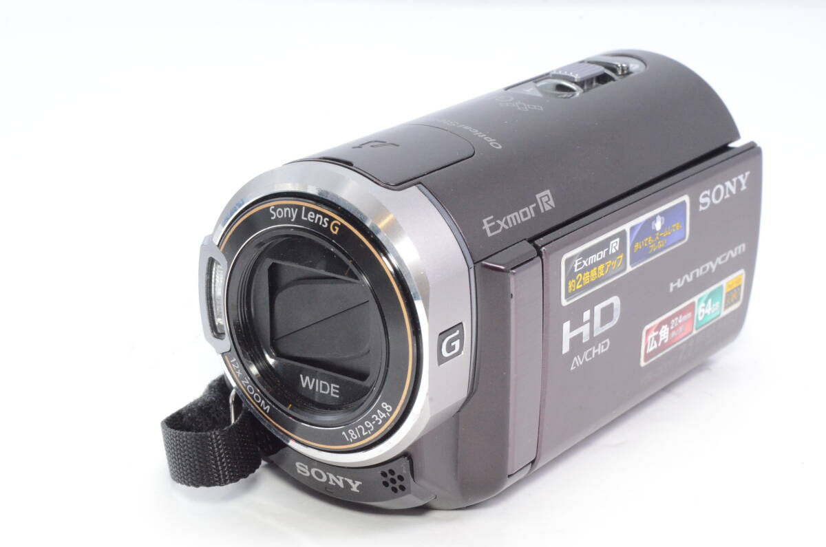 SONY デジタルHDビデオカメラレコーダー CX370V ボルドーブラウン HDR