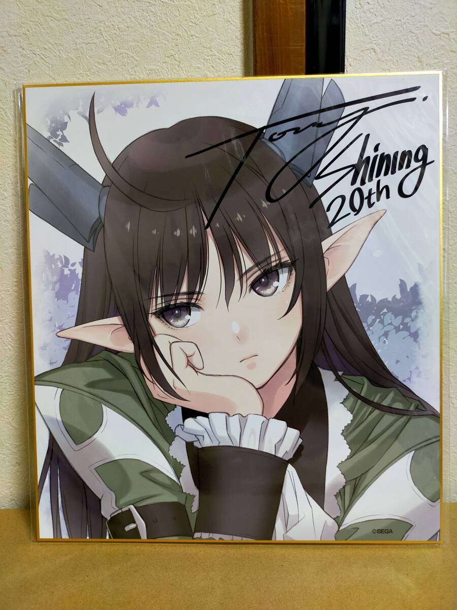 シャイニン・グアーク Tony氏直筆サイン入り超高画質イラストパネル