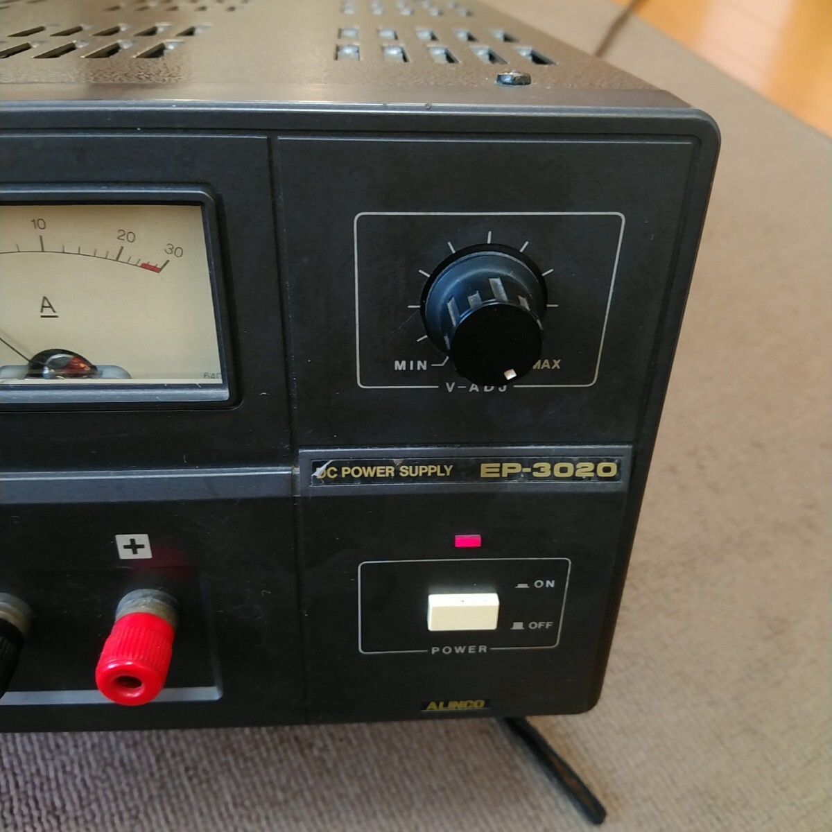 通電確認 ALINCO⁄アルインコ DC POWER SUPPLY EP-3020 直流安定化電源