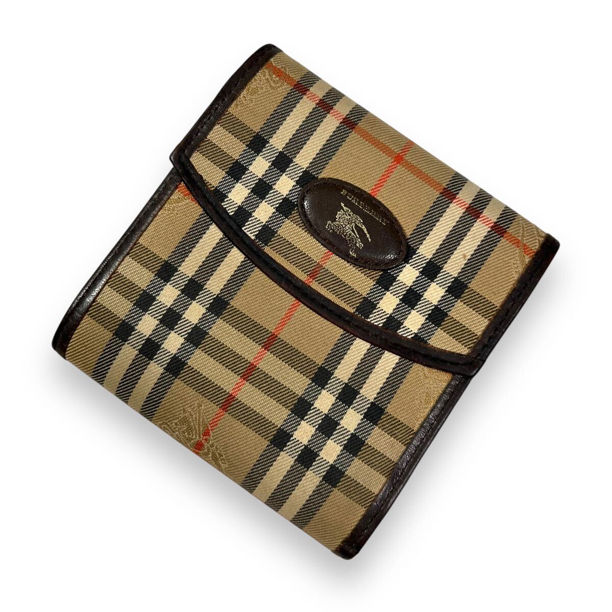 Burberry バーバリー 折り財布 三つ折り財布 ノバチェック シャドー