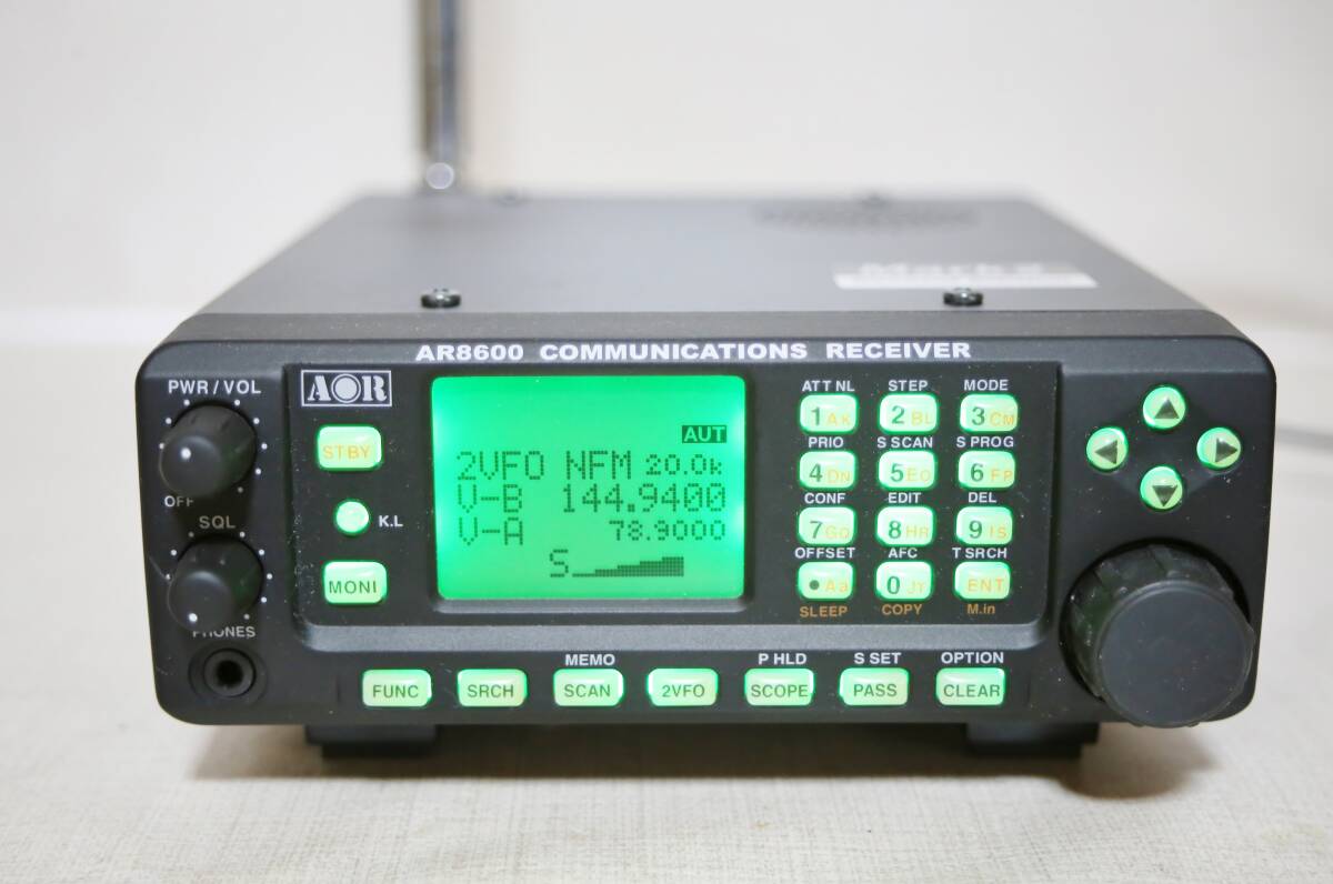 広帯域受信機 AR8600 MARK2 デスクトップレシーバー クリアランス 受信