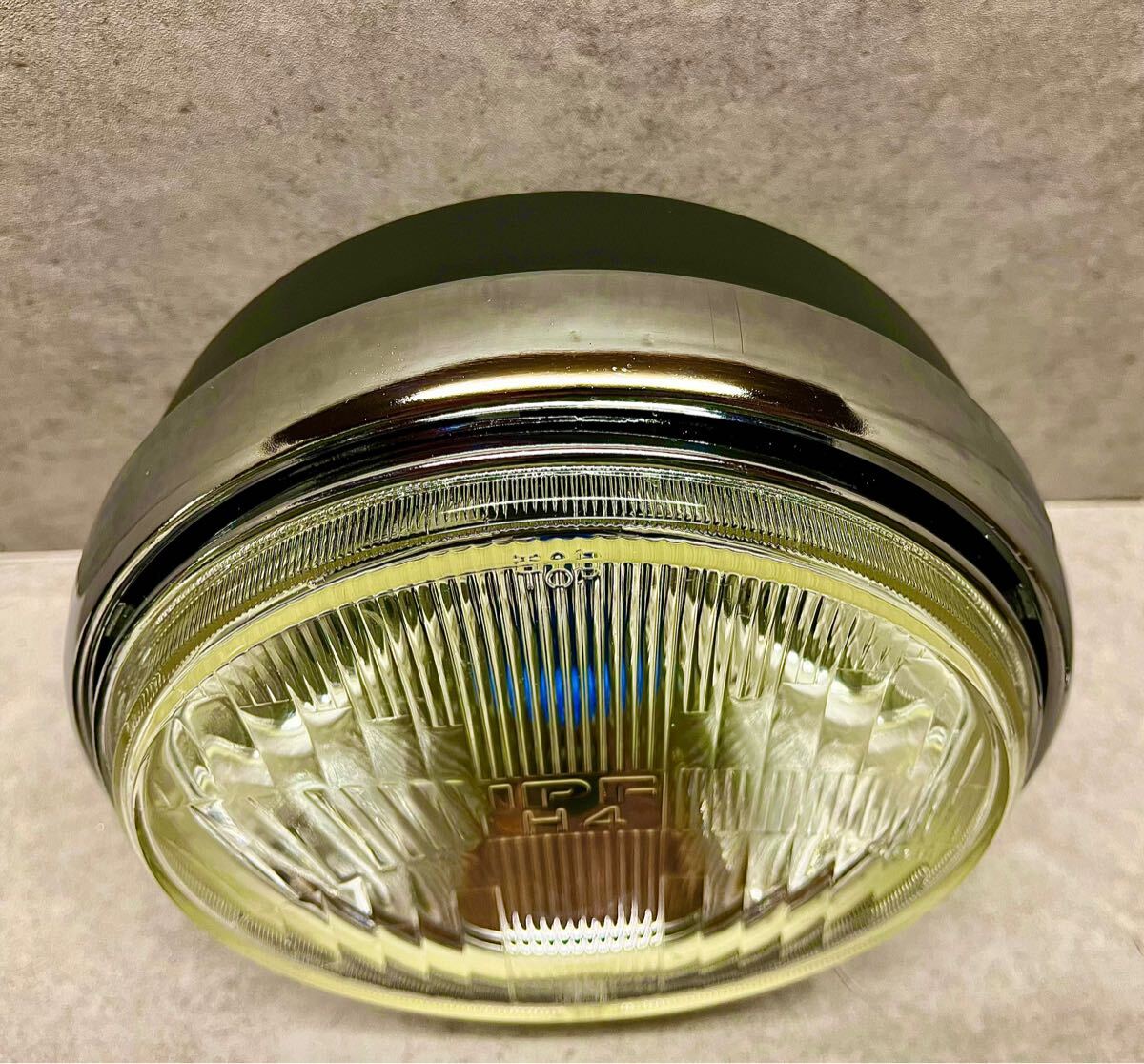 新品 当時物シビエスーパーオスカー凹みレンズ付きヘッドライトASSY