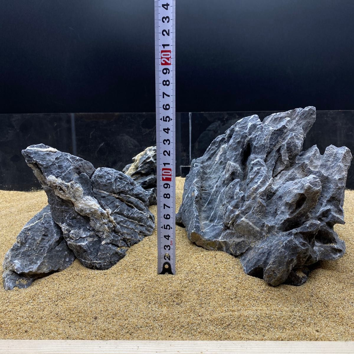 水槽用石 5個セット 竜王石 MSS-5697青龍石レイアウトセット 酸処理