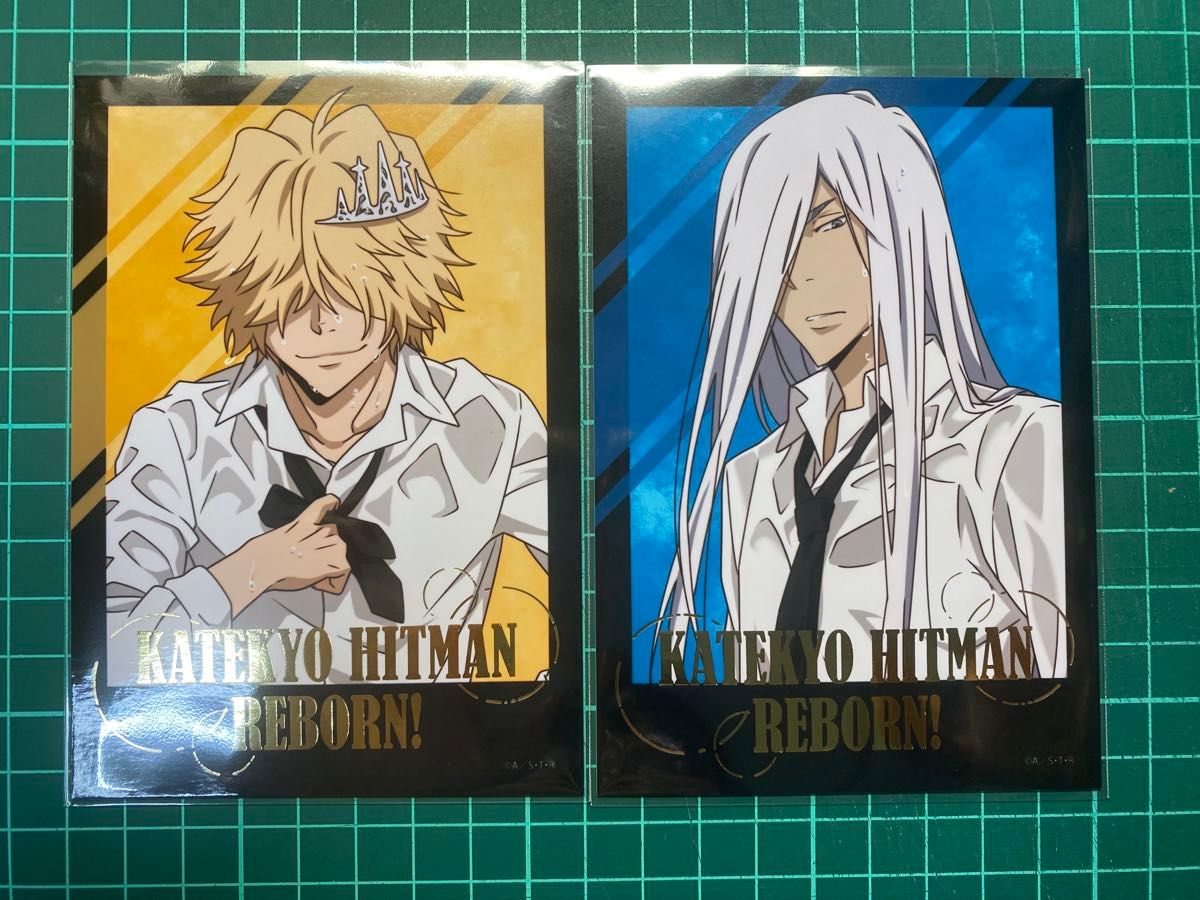 家庭教師ヒットマンREBORN リボーン箔押しブロマイドベル スクアーロ