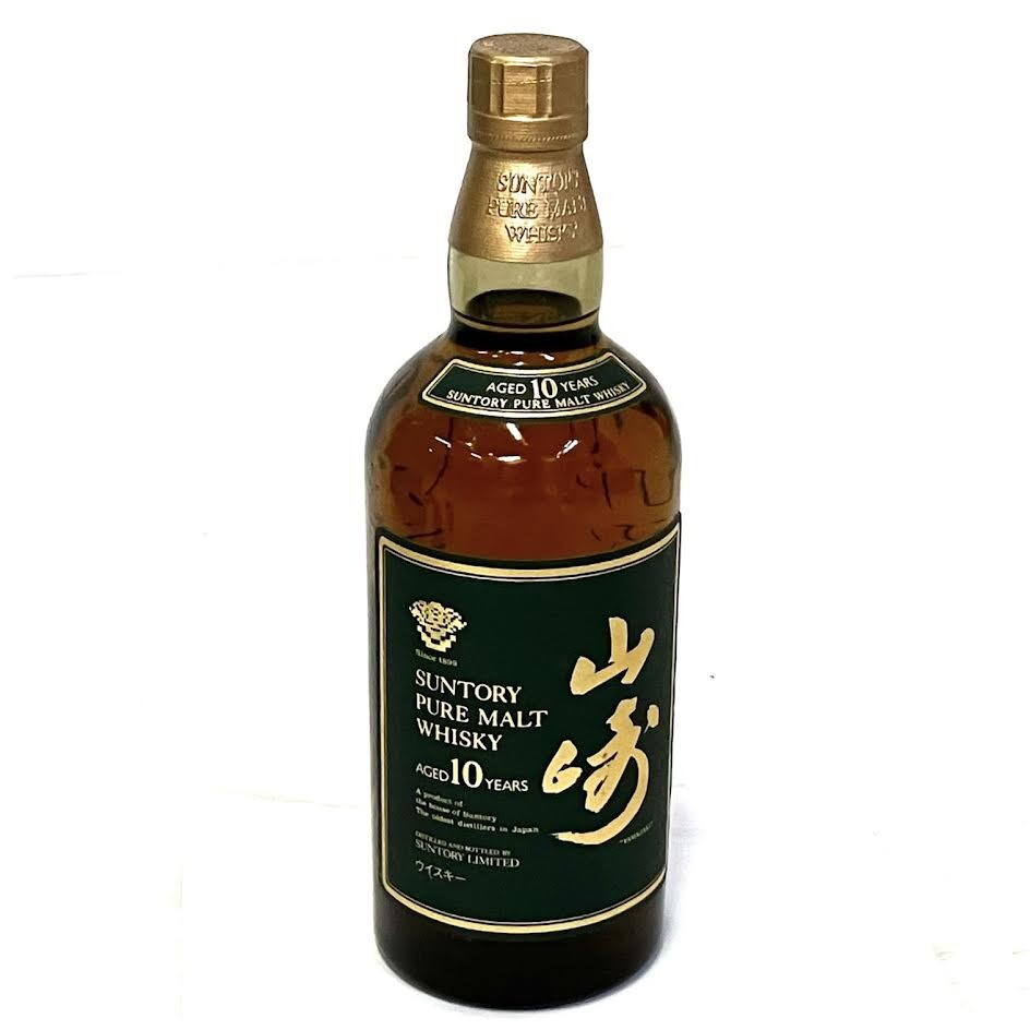仙6【未開栓】サントリー 山崎 10年 ピュアモルト ウイスキー 40