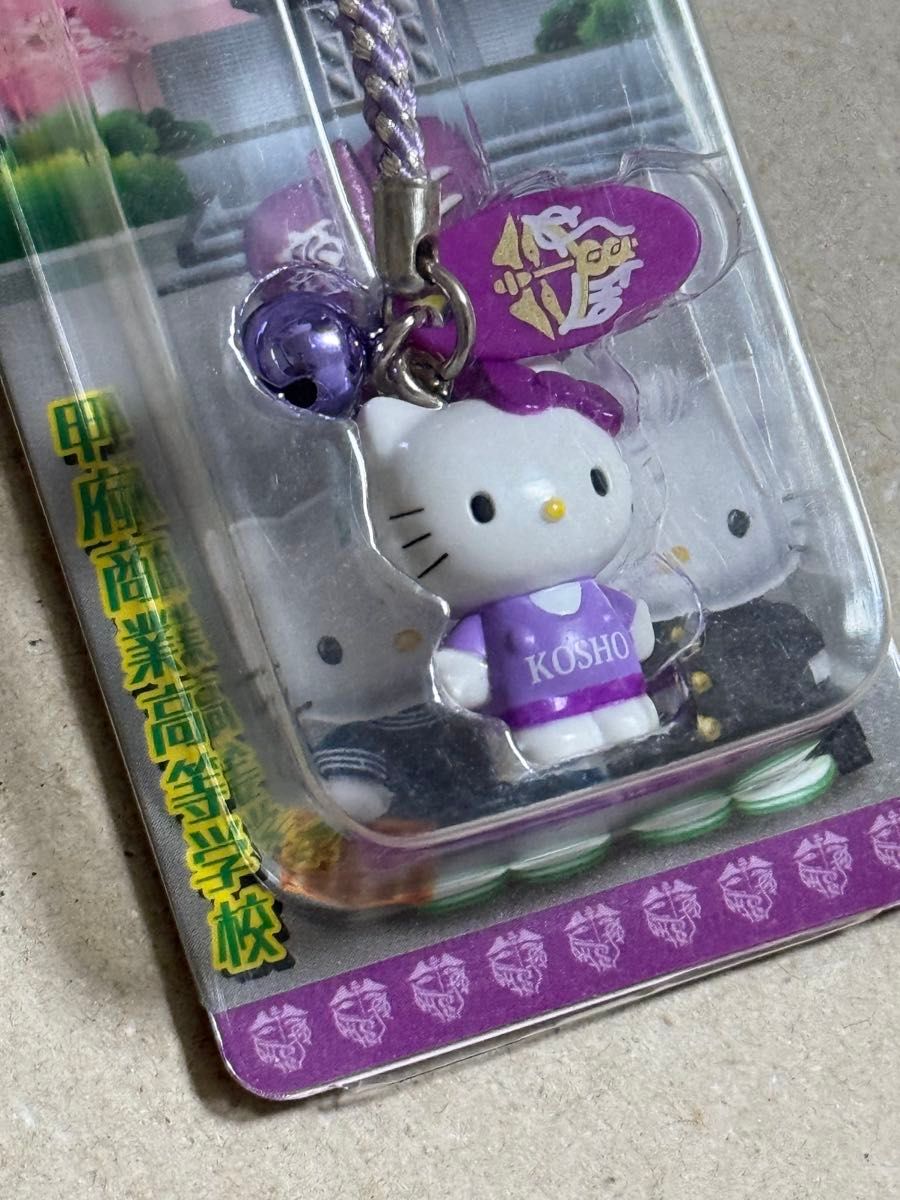 ご当地キティ 平成21年 甲府商業高等学校 根付 ストラップ 未開封 限定