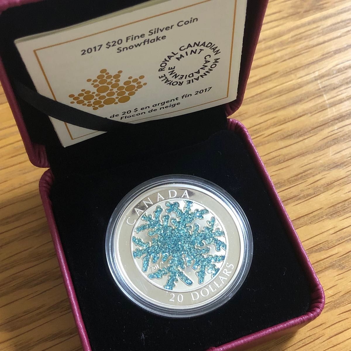 カナダ銀貨】2017年製 $20 銀貨 雪の結晶 スノーフレーク｜Yahoo