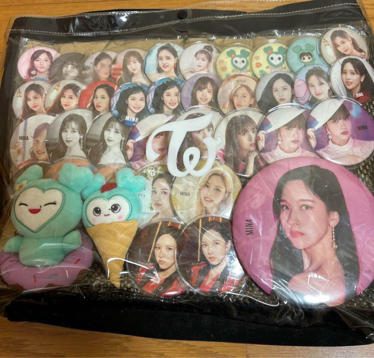 twice 缶バッジ36個 ミナ ミブリー twice 痛バッグ ミナ ミブリー 缶