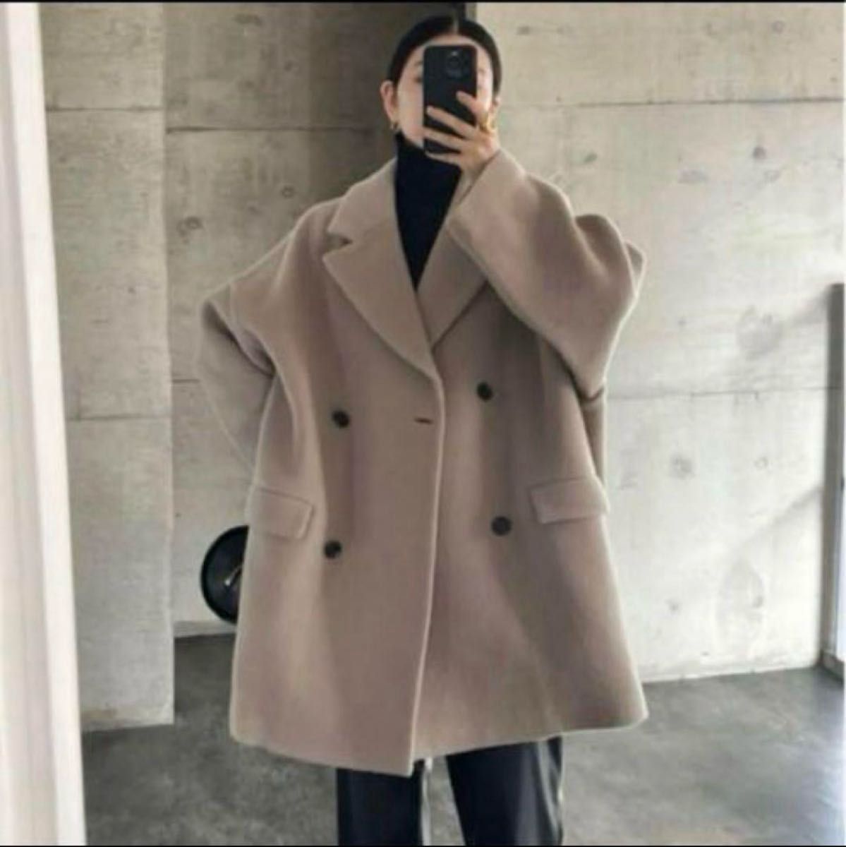 RIM ARK リムアーク Wide double－breasted CT チェスターコート