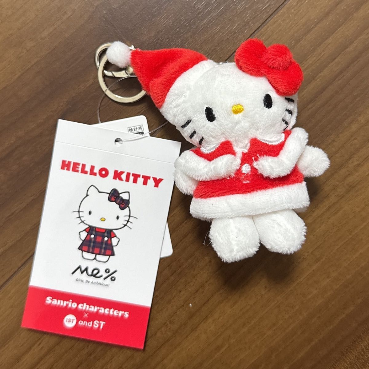 ローリーズファーム Me% ハローキティ キティ トイキーホルダー サンタ