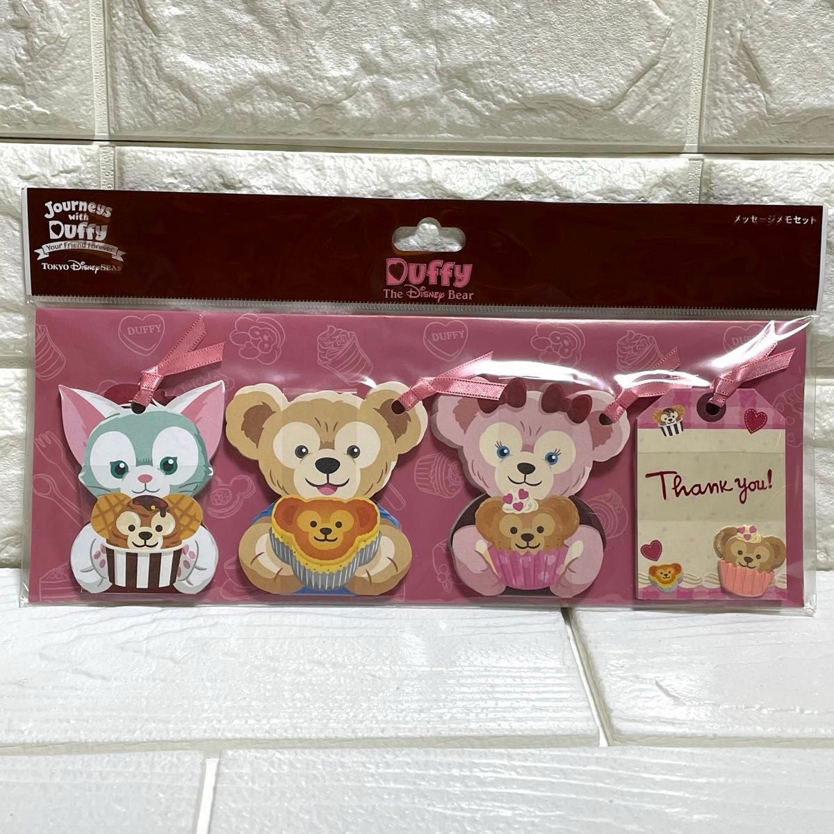 新品【大変希少】ダッフィ シェリーメイ クリアファイル メモ