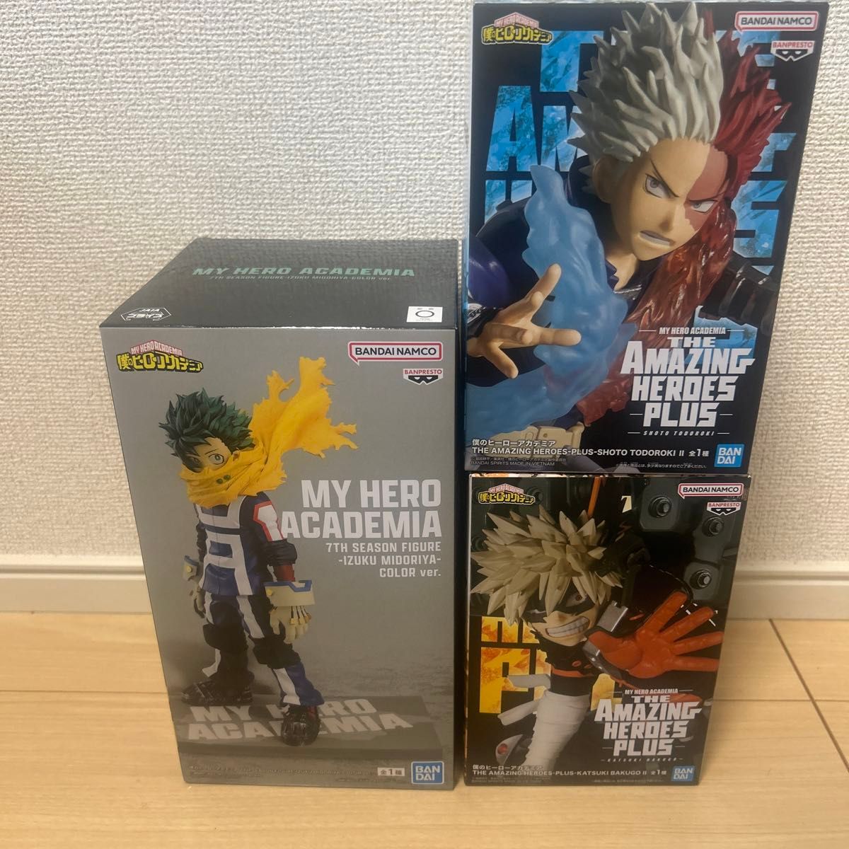 ヒロアカ ジャンプロゴフィギュア 緑谷出久 爆豪勝己 轟焦凍 緑谷 僕の