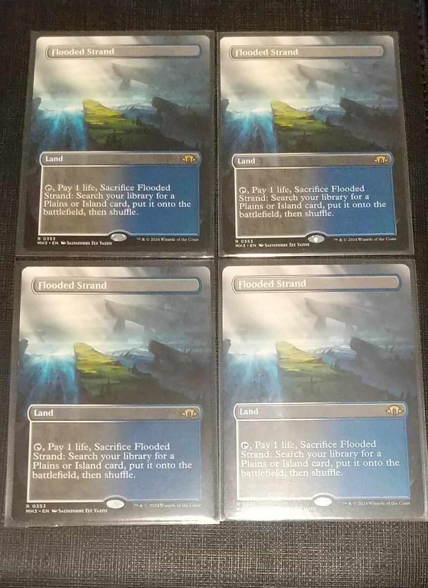 溢れかえる岸辺 ボーダーレス 4枚 英 MTG】溢れかえる岸辺 英語