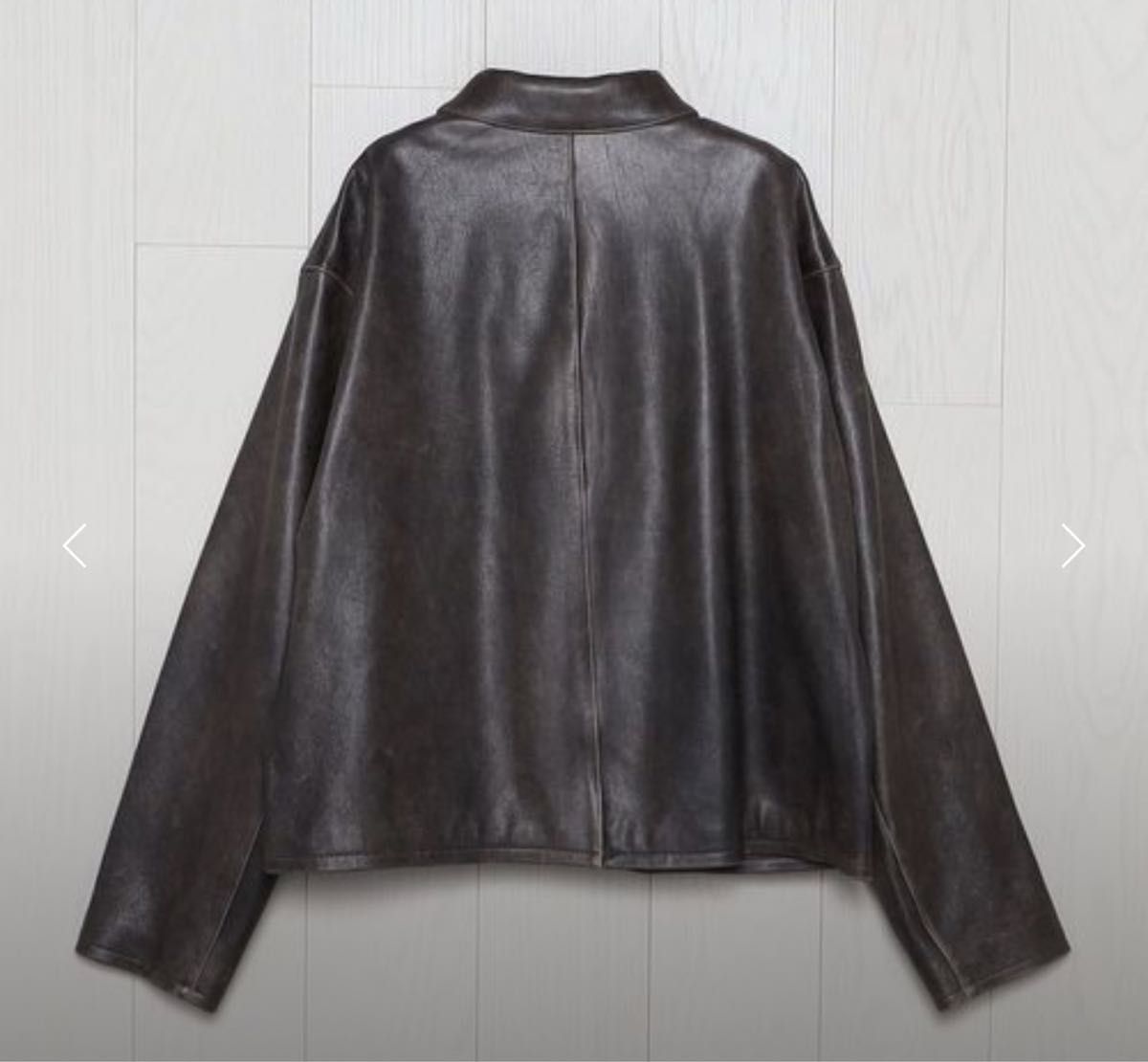 H BEAUTY&YOUTH シープレザー 70s スポーツジャケット｜Yahoo!フリマ