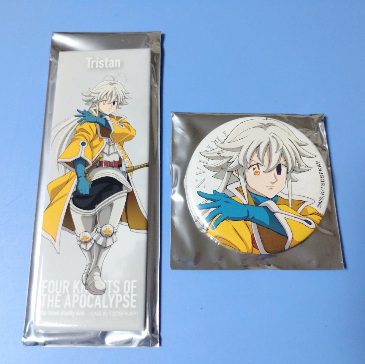 七つの大罪 黙示録の四騎士 トリスタン base yardベースヤード 缶バッジ
