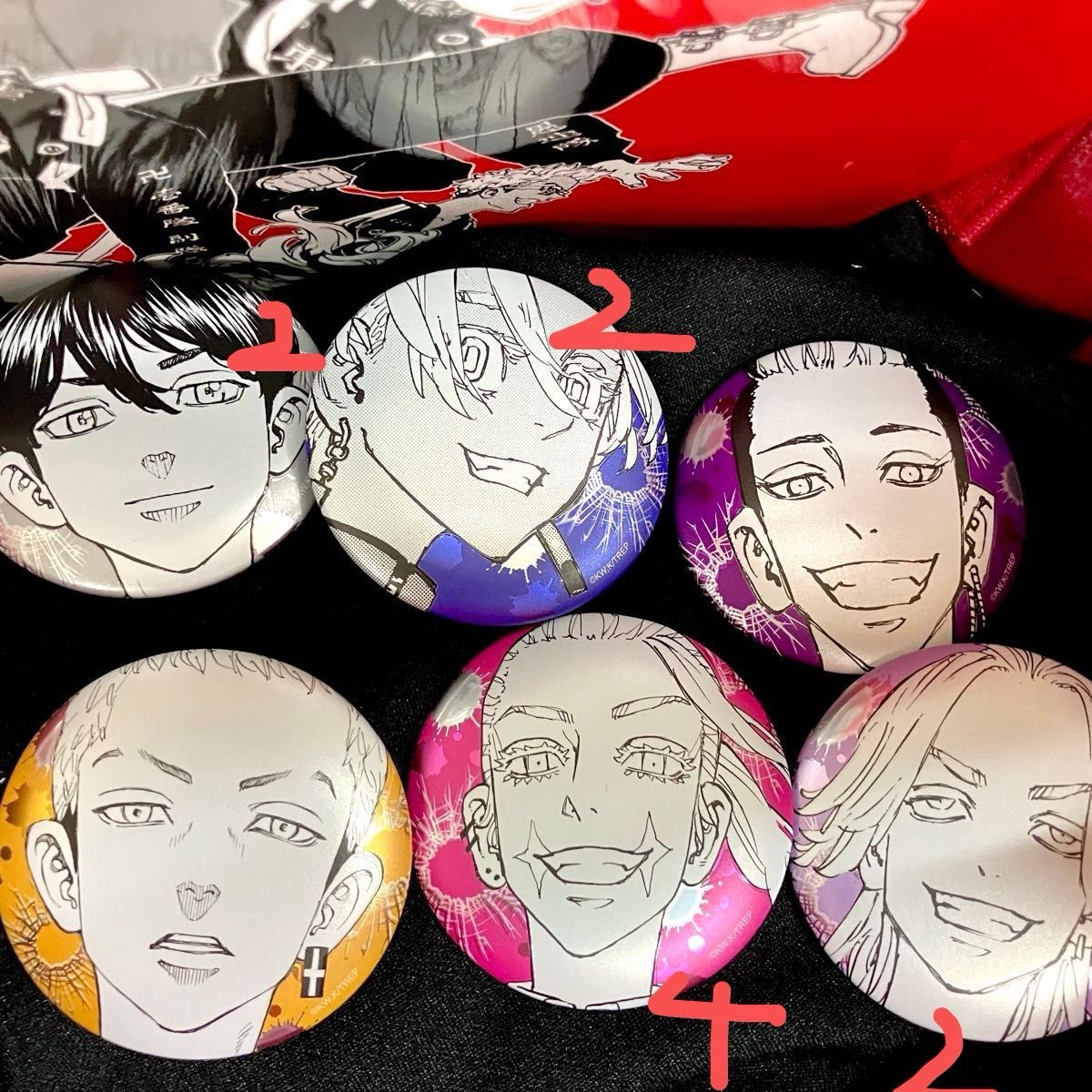 東京リベンジャーズ マイキーマート マットメタリック缶バッジ 灰谷