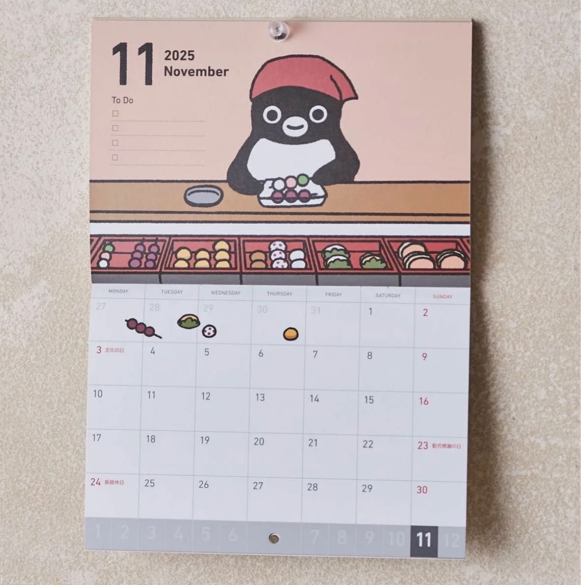 Suicaのペンギン 壁掛けカレンダー Penguin Diary 2025 2点セット 坂崎