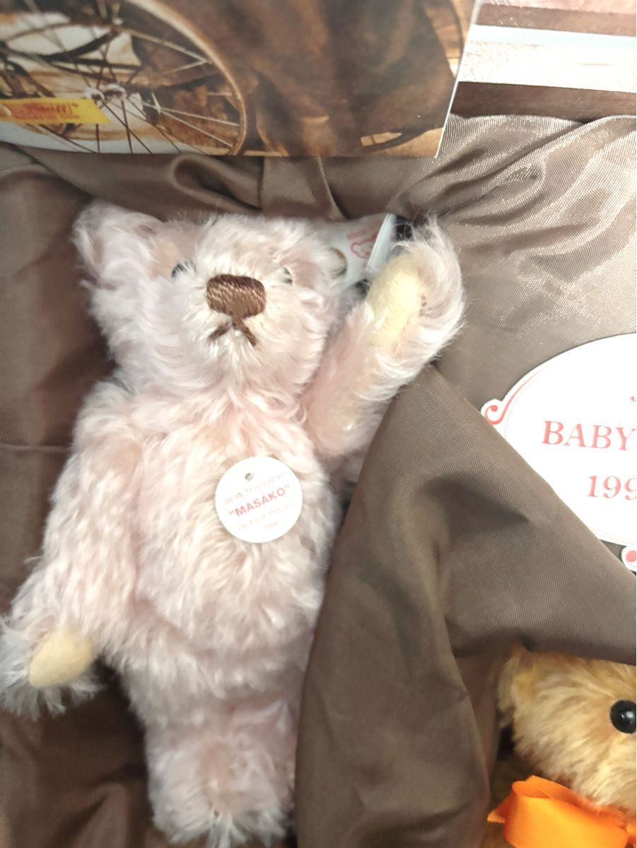 コメントお願いします。シュタイフ JAPAN TEDDY BEAR MASAKOコメント