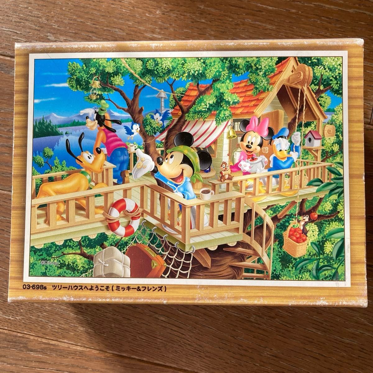 ミッキーマウス ジグソーパズル 木製フレーム付き ミッキーマウス