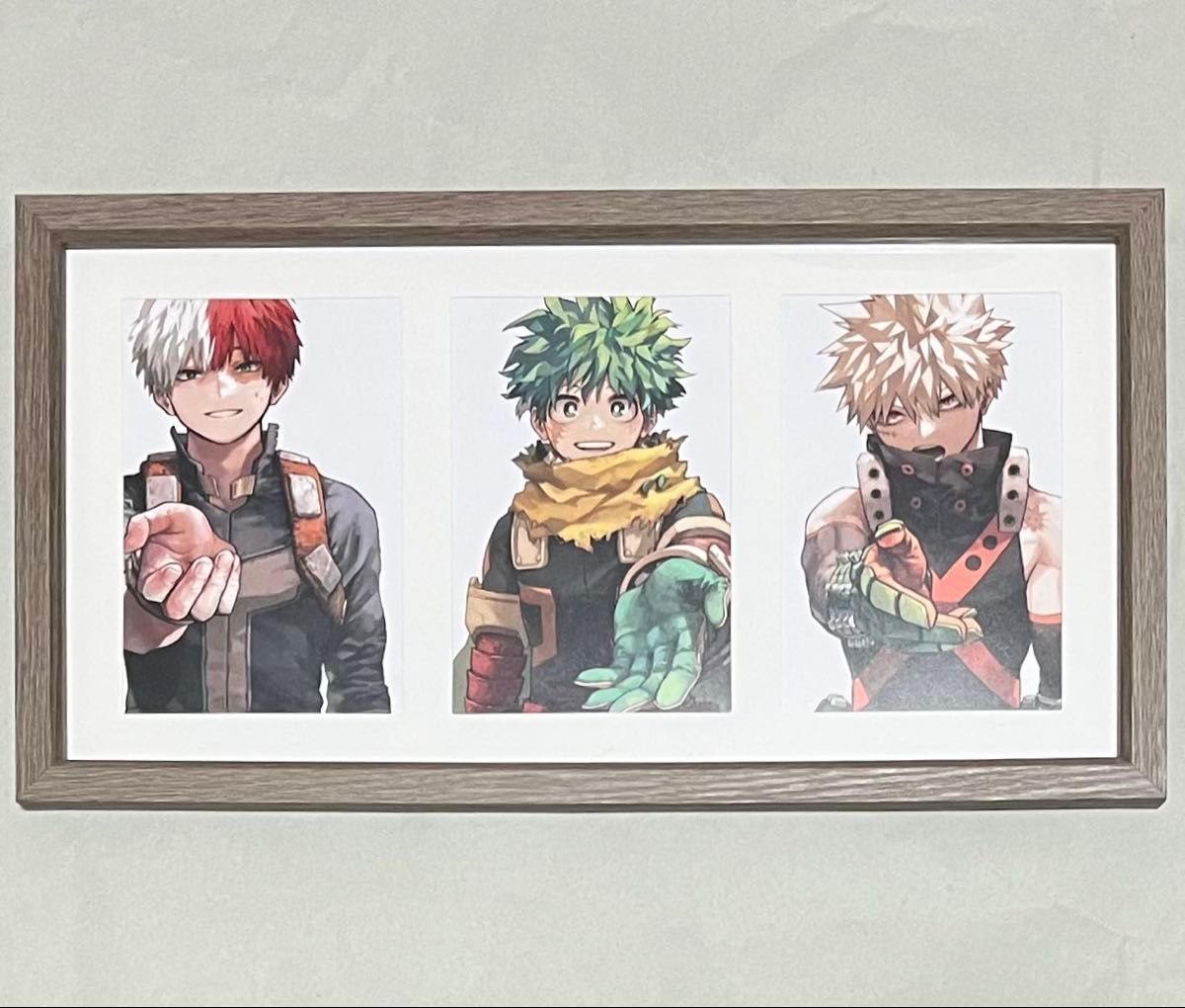 僕のヒーローアカデミア ポストカード 3種 額縁付き｜Yahoo!フリマ