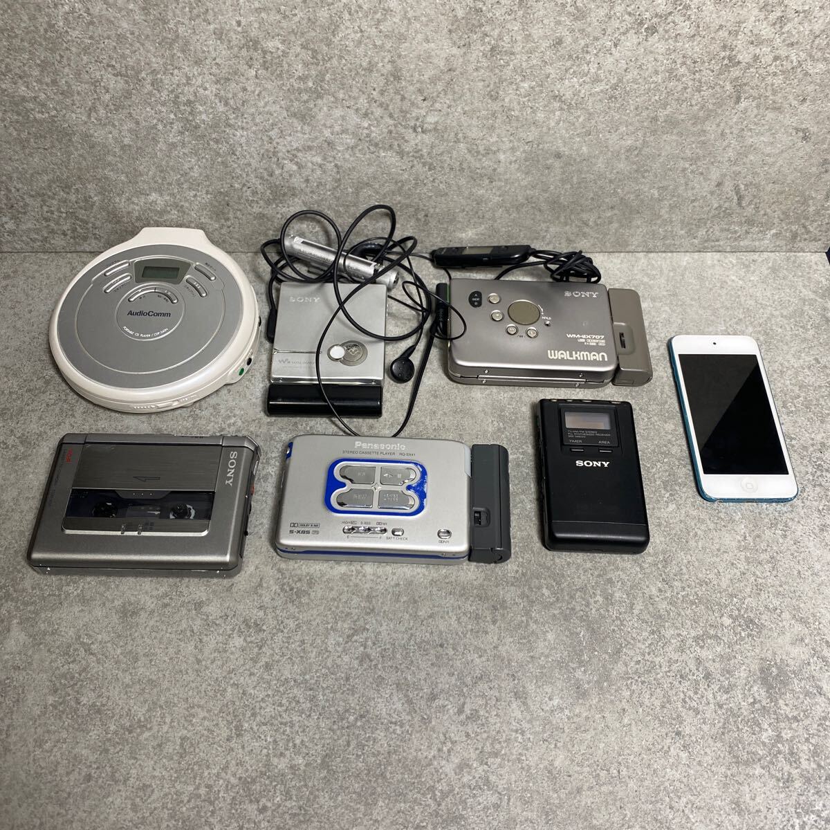 SONYウォークマンPanasonic カセットプレイヤーまとめ売り ジャンク