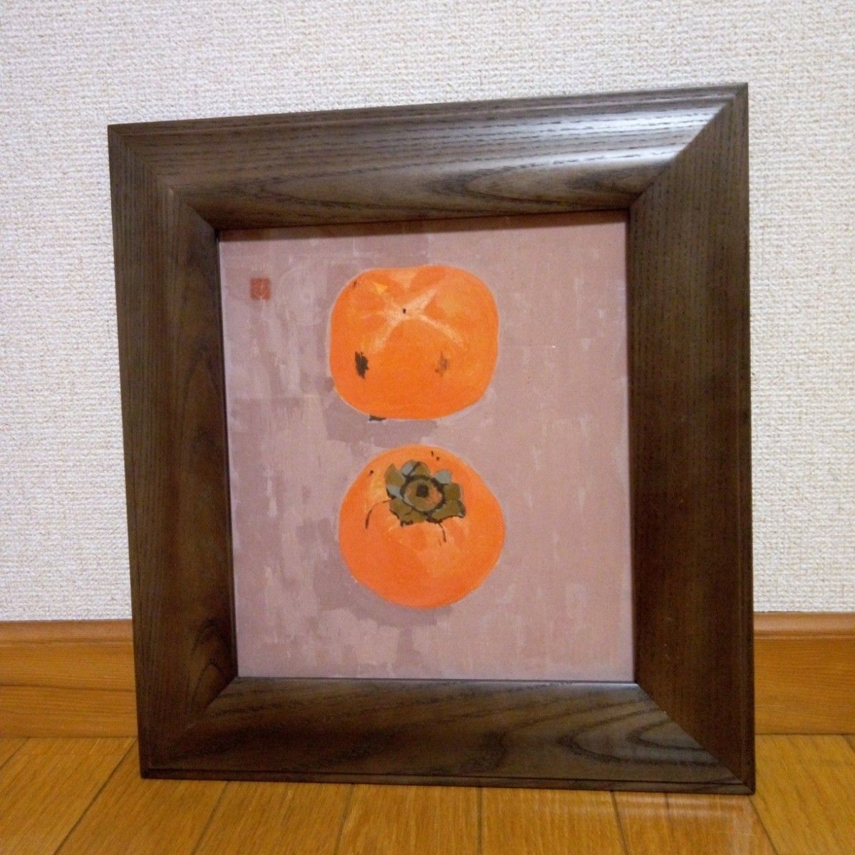 額縁付き絵画 平間文子 ばら 薔薇の絵