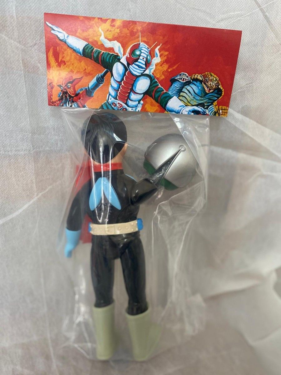 仮面ライダー 面取れ ソフビ 25㎝ 海外版 新仮面ライダー パチ 無版権
