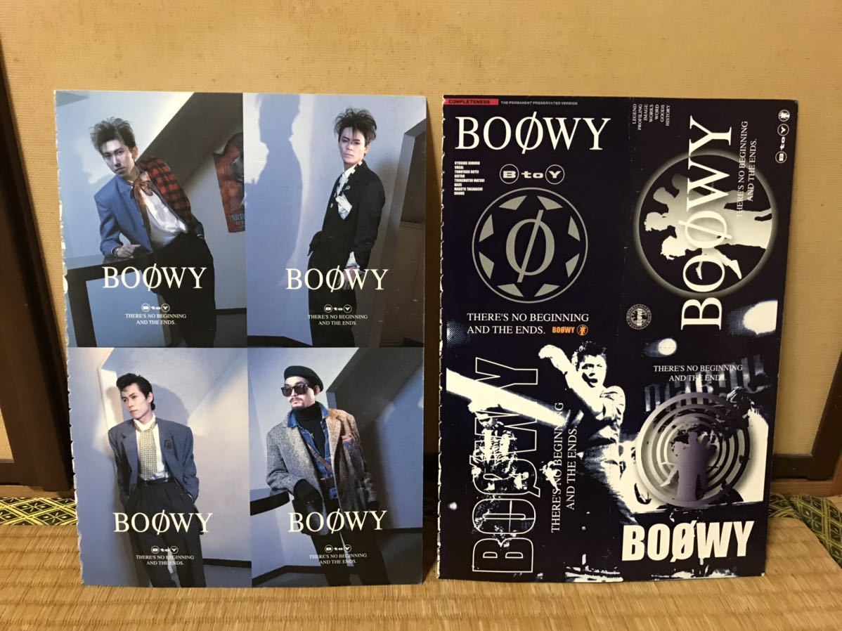 BOOWY ポスター 当時物 レアアイテム 氷室京介 布袋寅泰 松井常松 髙橋