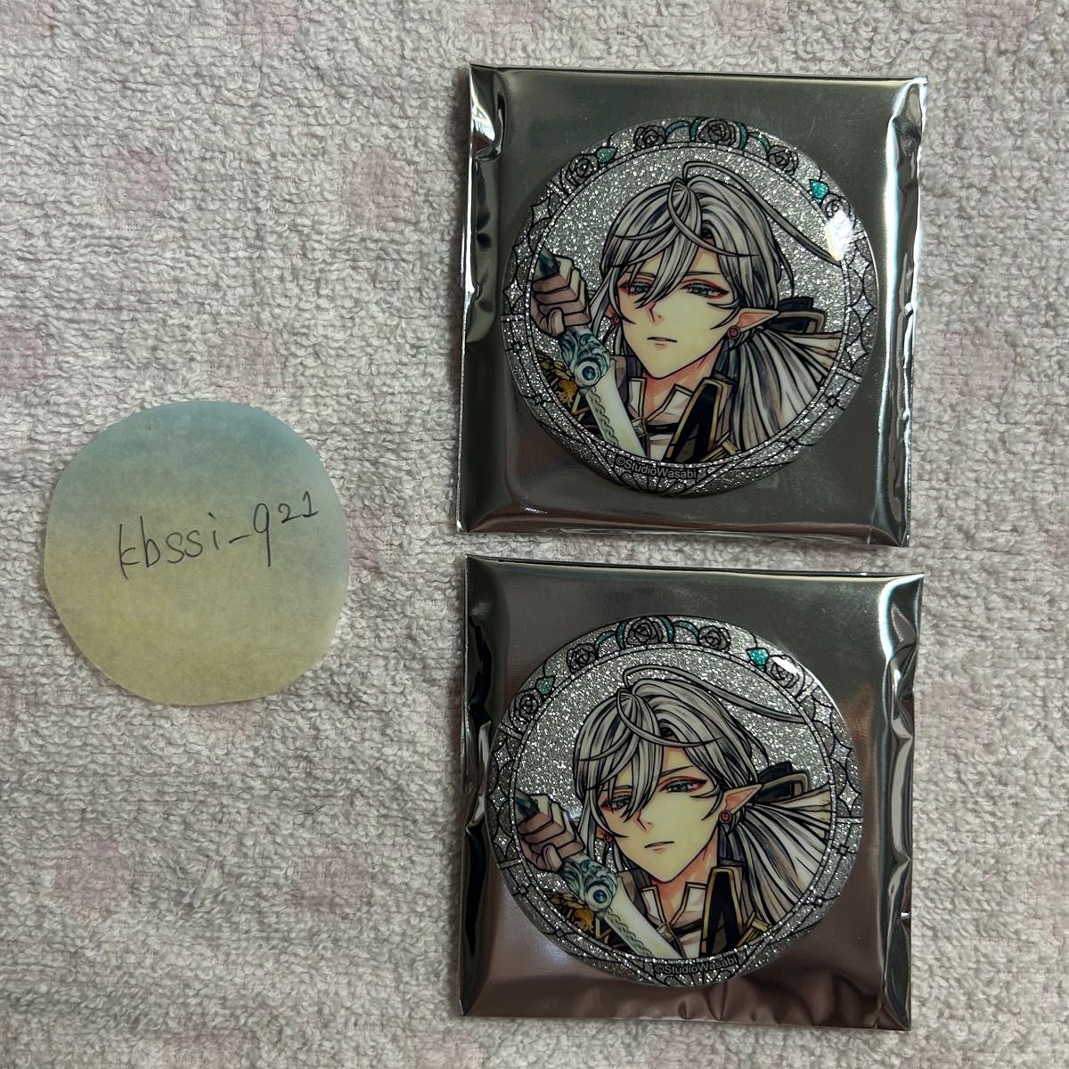 悪魔執事と黒い猫 3周年 シロ 缶バッジ シロ3周年缶バッチあくねこ悪魔