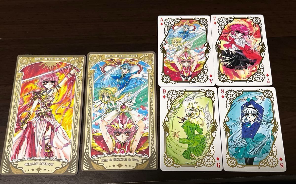 CLAMP展開幕記念限定特典 5連カードセットレイアース獅堂光他＆台詞