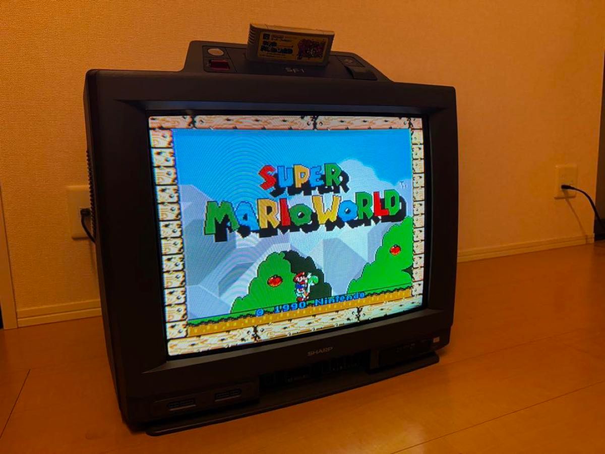 SHARPスーパーファミコン内蔵テレビ 21G-SF1 SHARP SF-1 Console