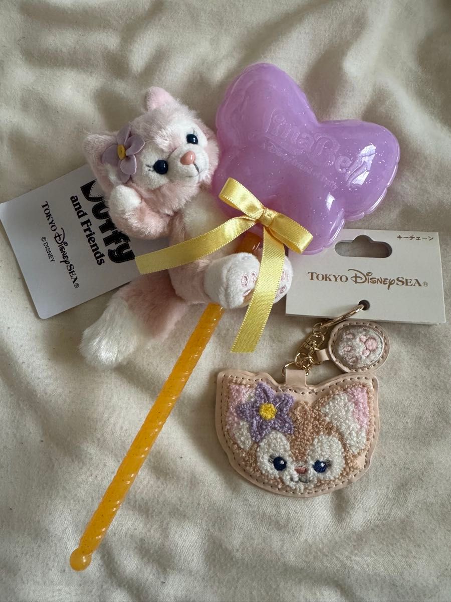 リーナベルぬいぐるみスティックキーホルダー ディズニー リーナベル