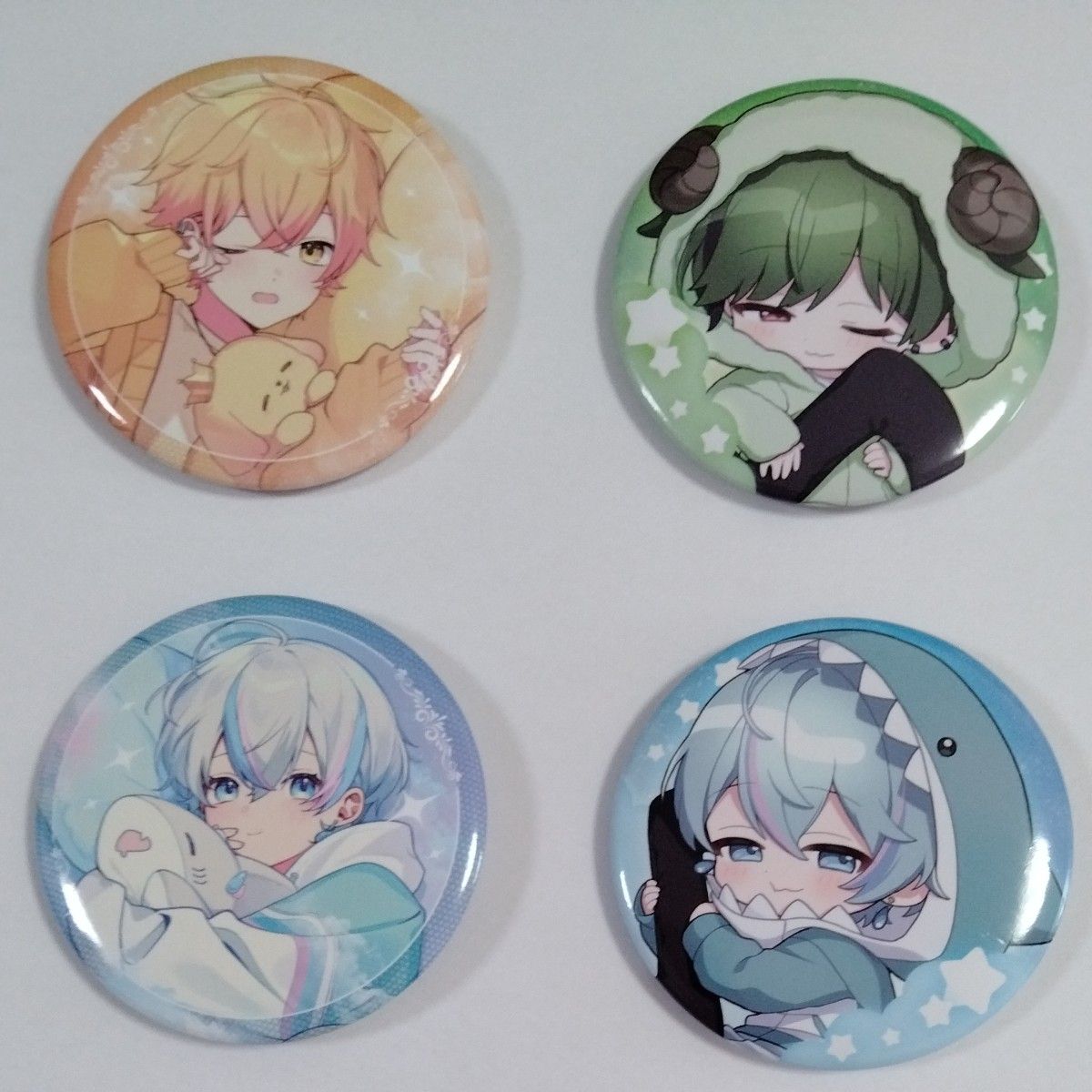 シクフォニ雨乃こさめねむねむデフォ缶バッチ