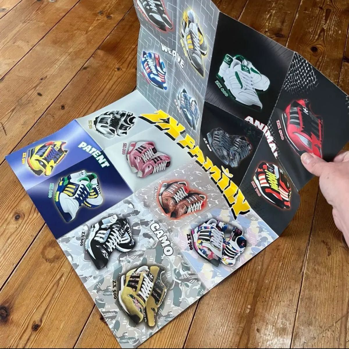 adidas ZX ZXFAMILY ポスター A2 ヴィンテージ adidasoriginals｜Yahoo