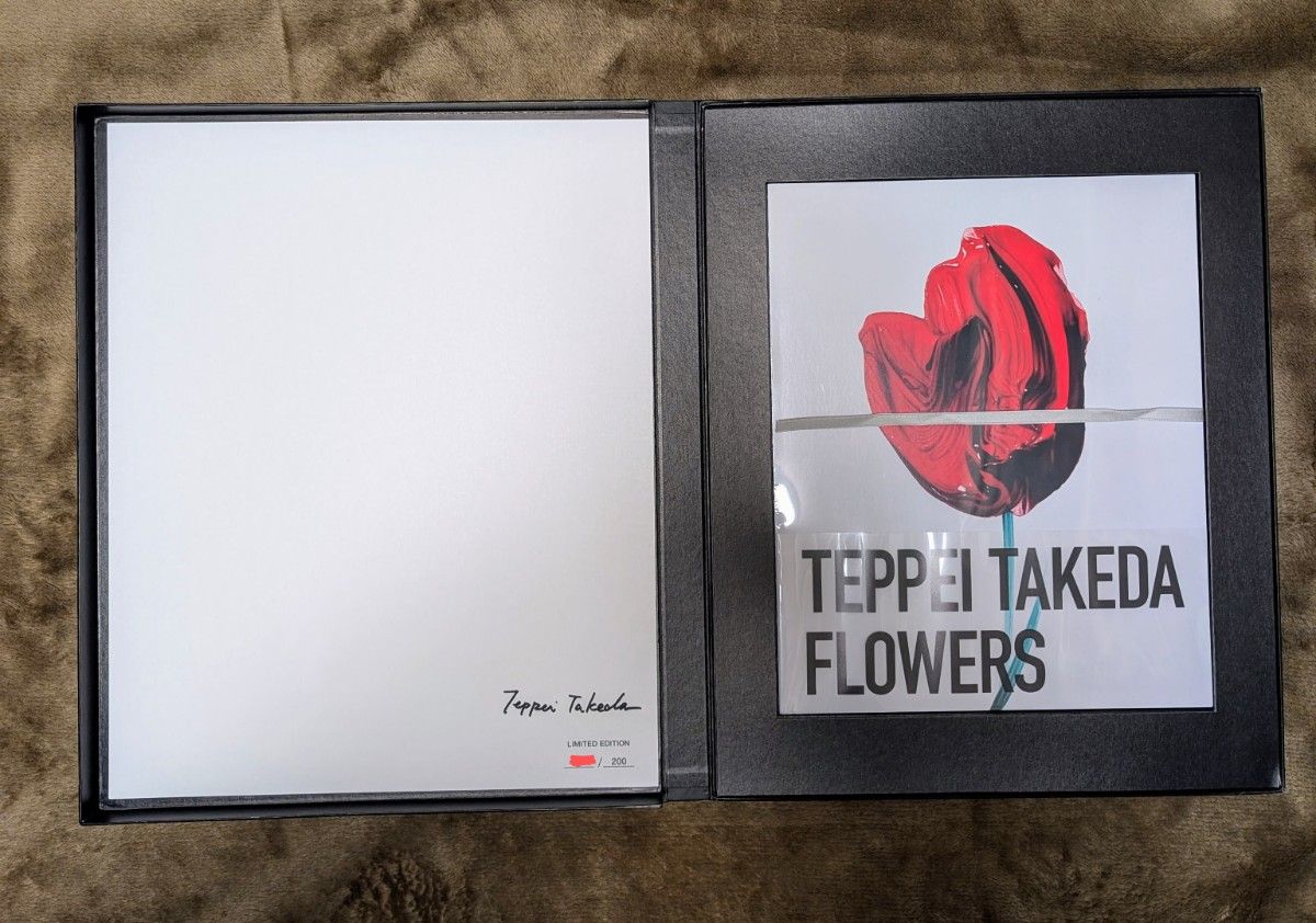 限定100部 武田鉄平 直筆サインEDナンバー入り FLOWERS 限定100部 武田