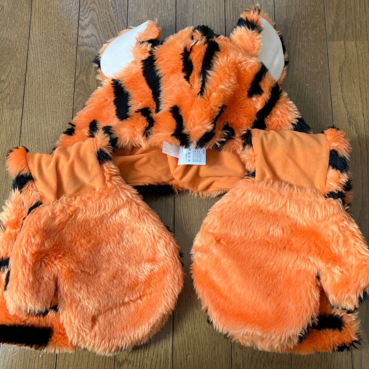 ディズニー ファンキャップ くまのぷーさん ティガー フード付き