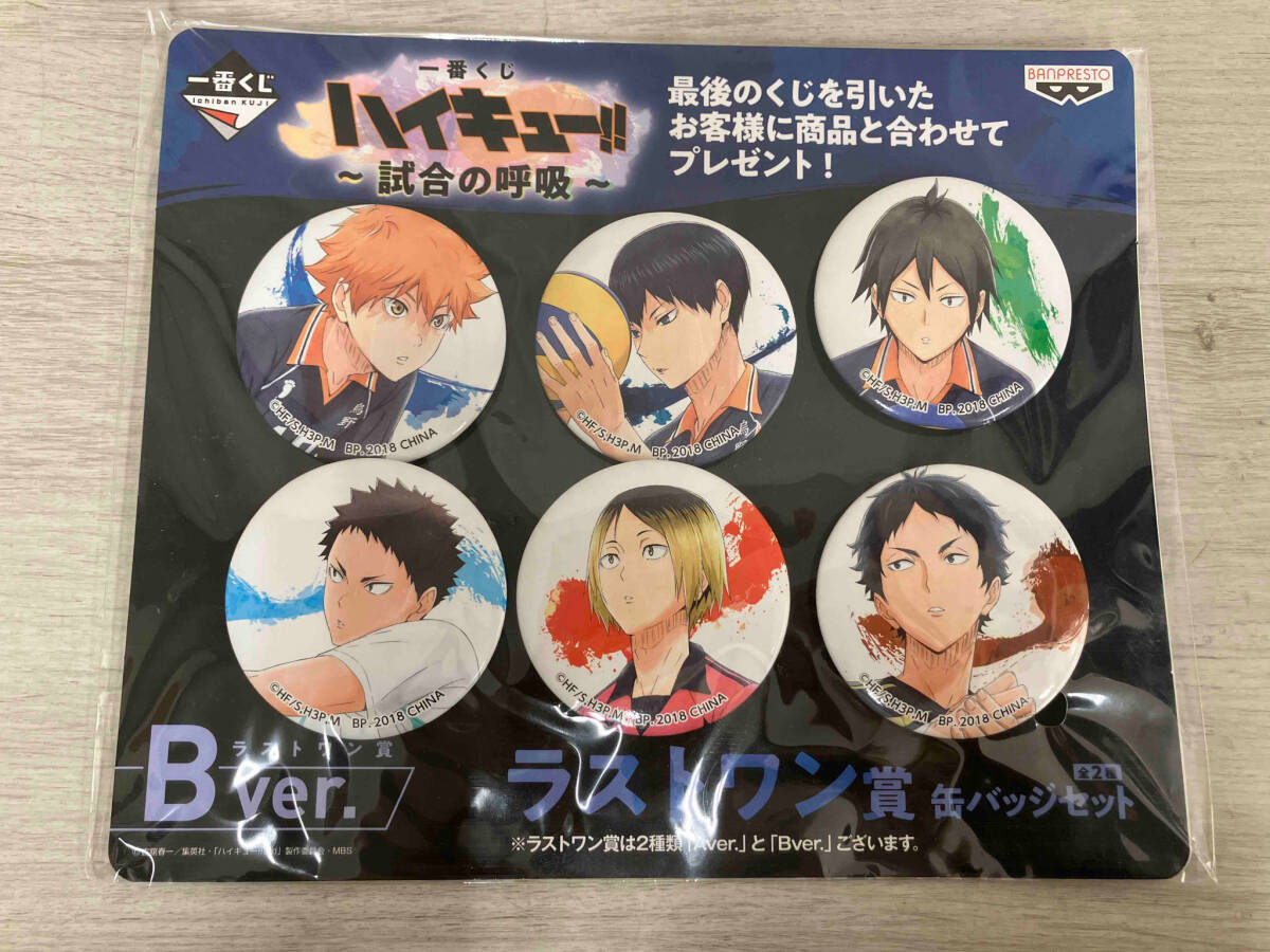 ①㊿ ハイキュー 一番くじ ～試合の呼吸～ラストワン賞B Ver.缶バッジ