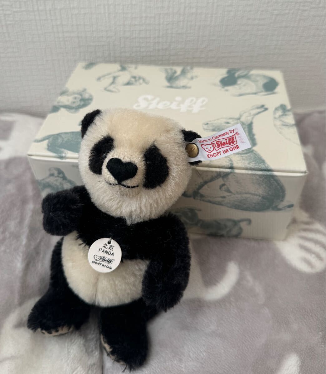 Steiff 北京PANDA 1,000体日本限定品ぬいぐるみ 約18cm Steiff 北京