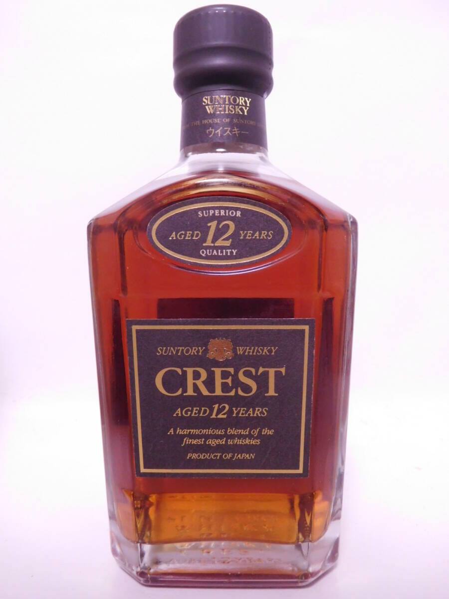 ☆古酒☆ サントリー クレスト12年 700ml 43% 箱入り☆ SUNTORY CREST