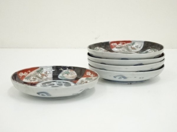 伊万里三ッ鉢 （貝草模様） 保存箱 MA725 伊万里三ッ鉢 （貝草模様