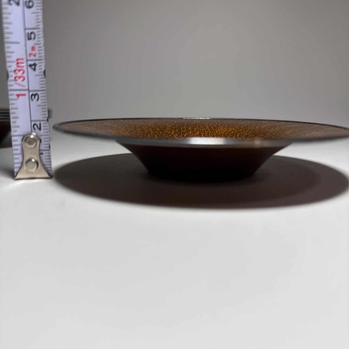 Yahoo!オークション - 尚美堂 銀覆輪黄銅茶托 五客 煎茶道具