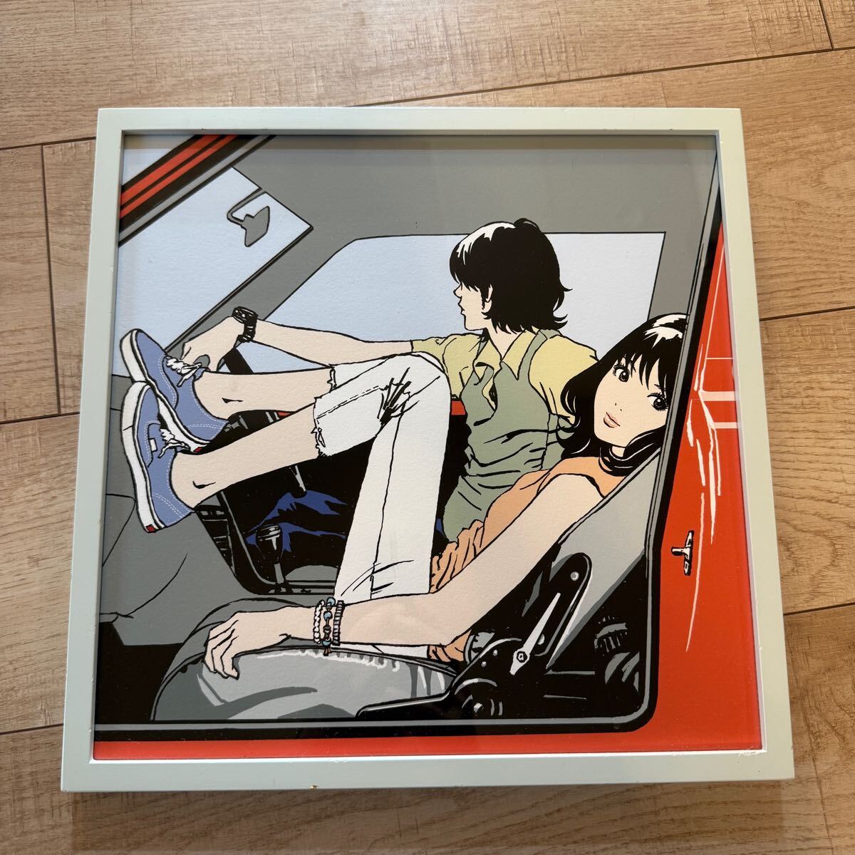 江口寿史 直筆サイン、イラスト入りポスター 江口寿史 直筆サイン