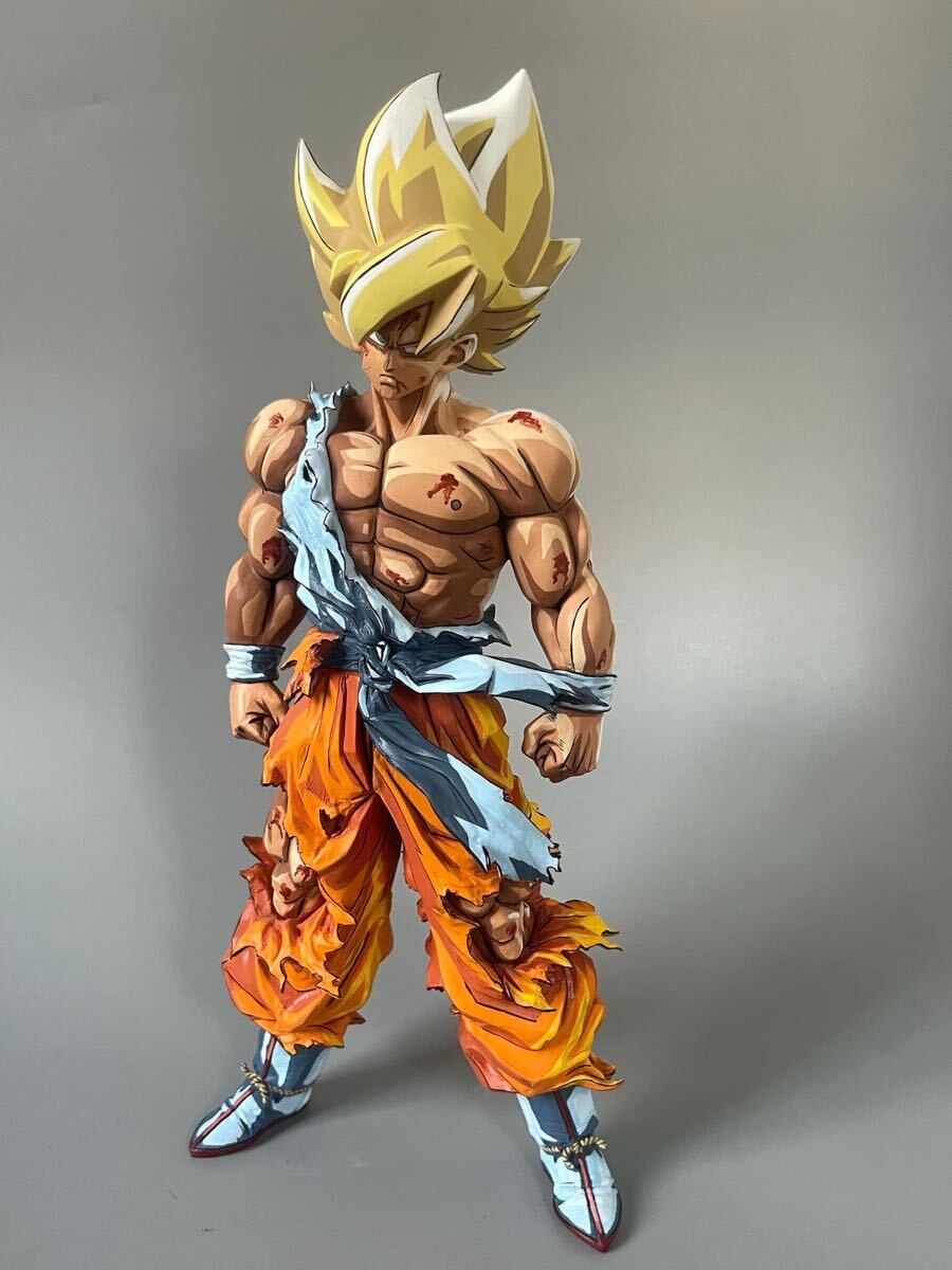 ドラゴンボールフィギュア SMSP孫悟空 スーパーサイヤ人 二次元彩色