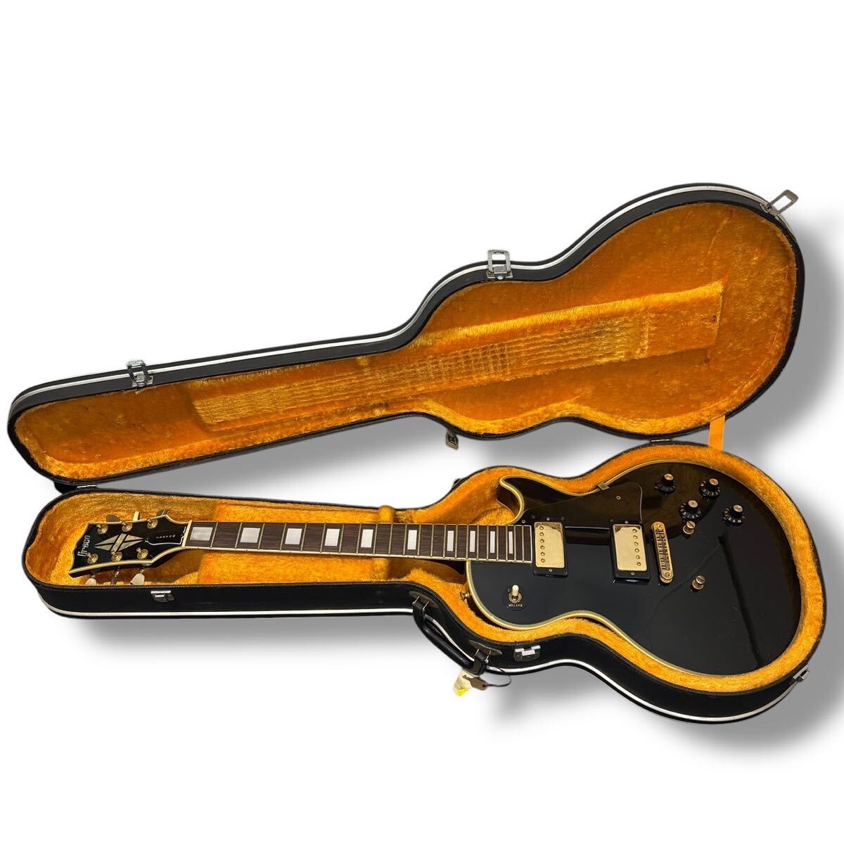 Greco Custom エレキギター ブラック ハードケース付き 【公式通販】