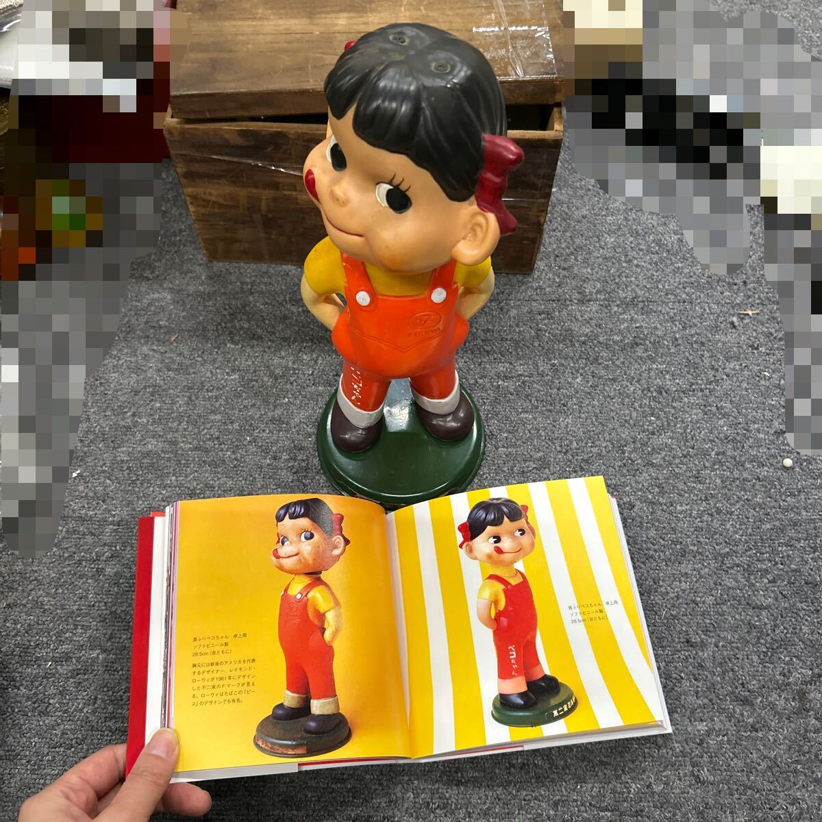 Yahoo!オークション - 0126 貴重 当時物 不二家 ペコちゃん 首振り人形