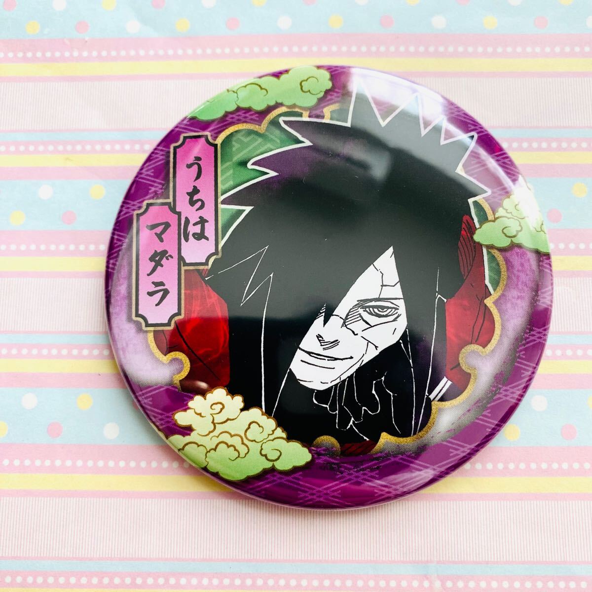 NARUTO うちはマダラ THE GALLERY 20周年記念 缶バッジ 他 NARUTO