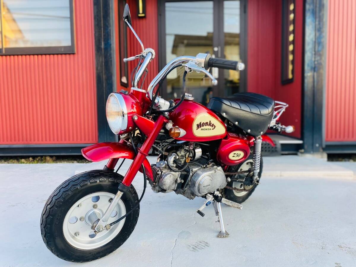 ホンダ モンキー 走行距離3297km 車体 動画有 茨城県 全国配送可 書類